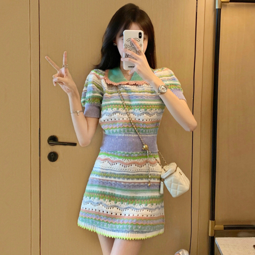 小香风辣妹套装裙女夏季2024年新款名媛气质减龄高级感裙子两件套