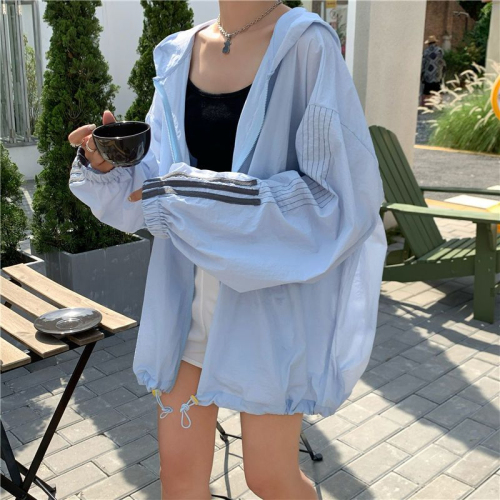New summer sun protection clothing for women, Japanese workwear, trendy lightweight skin clothing, outdoor breathable jackets, trendy