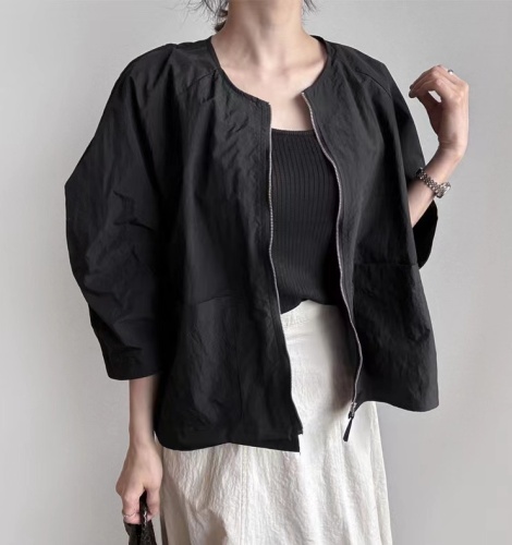 Korean chic loose casual simple sun protection jacket