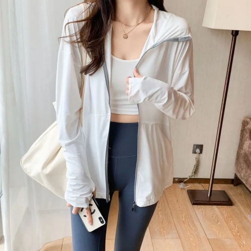 Sun protection clothing women's long-sleeved summer new anti-UV breathable air-conditioned clothing cardigan light jacket