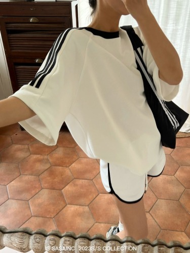 Casual sports suit for women summer 2024 new student loose slim short-sleeved shorts fashion running suit two-piece set