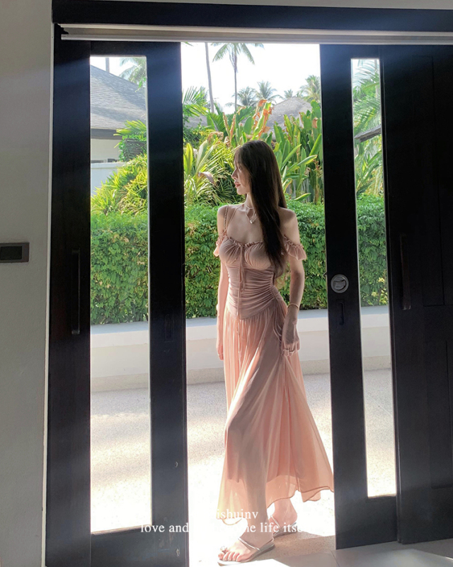 Baishui women's layered romantic ~ bud sleeve mesh dress 5/11 20:00 10% off for a limited time