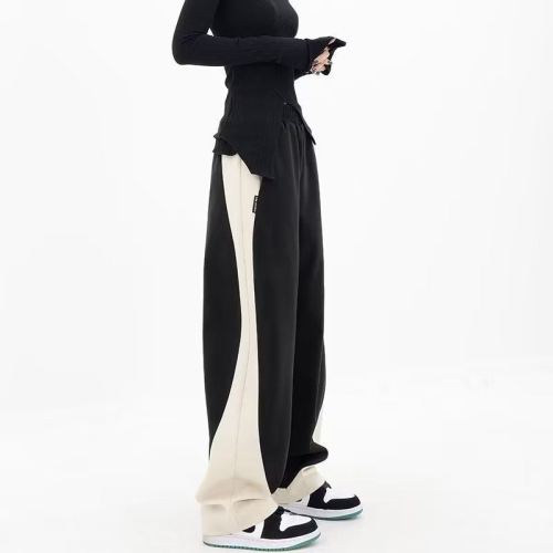 2024 new summer sports pants and sweatpants for women, banana pants, loose wide-leg harem pants, design pants