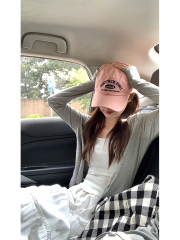 Original fabric Thin short jacket with elasticity One button solid color sun protection air-conditioned cardigan