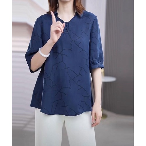 Official picture original quality large size fashionable shirt 2024 summer new slim top