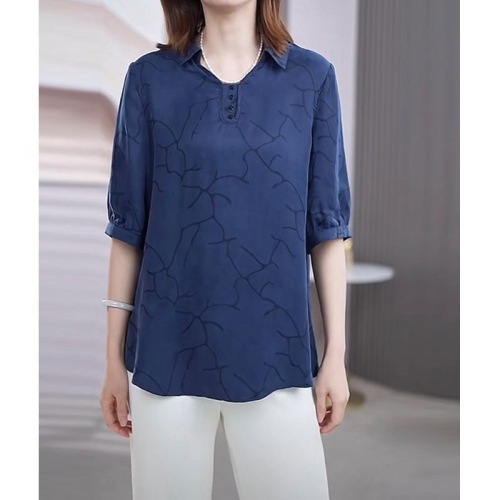 Official picture original quality large size fashionable shirt 2024 summer new slim top