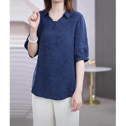 Official picture original quality large size fashionable shirt 2024 summer new slim top