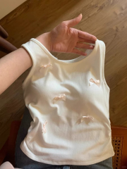 JD569 pure lust style bow white suspender women's 2024 new style with chest pad inner base