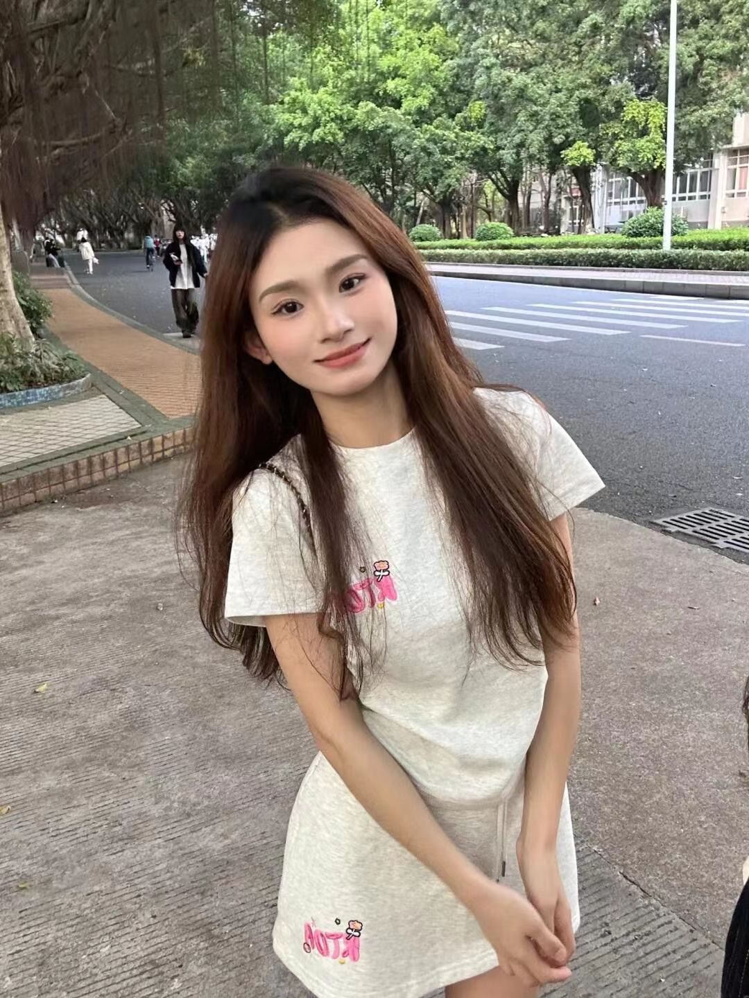 辣妹顯瘦休閒學生套裝女夏季修身短款短袖包臀短裙兩件套