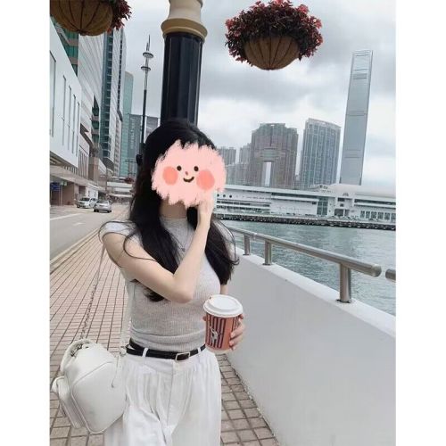 港味复古chic裙子半身长裙上衣两件套装裙女夏韩剧女主穿搭高级感