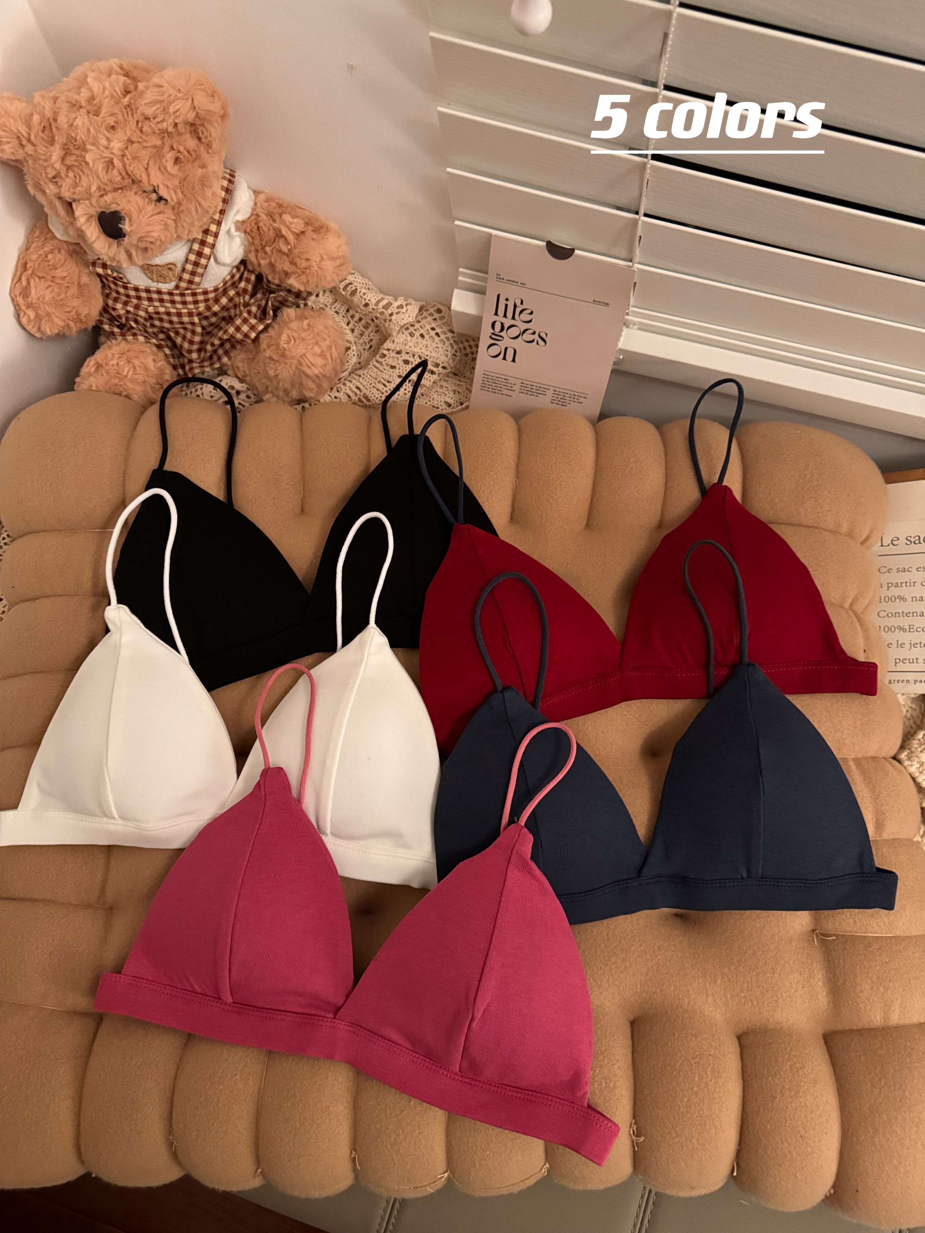 Real shot Summer camisole underwear bra fixed cup beautiful back anti-exposure tube top women's chest wrap