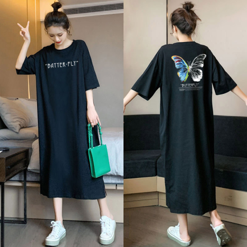 Imitation cotton milk silk Korean style dress loose casual long sleeveless sexy vest lazy skirt home wear