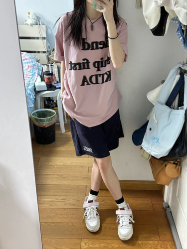 Internet celebrity sportswear suit female summer student Korean version loose fashion short-sleeved shorts casual two-piece set