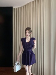 Real shot. A very charming skirt. There are pants underneath and a small vest. Sexy elastic short skirt for women in summer.