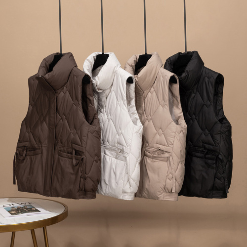 Vest Women's Short Autumn and Winter New Fashionable Loose Vest Jacket