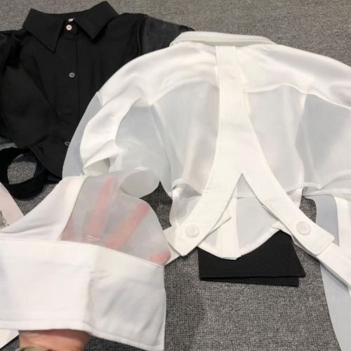 European fashion niche design sun protection clothing for women to wear outside in summer new style fashionable long-sleeved thin shirt