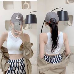 Guaranteed to be in stock - we will notify you if it is out of stock. Simple temperament, beautiful back, no steel rings, comfortable to wear outside and inside, vest for women