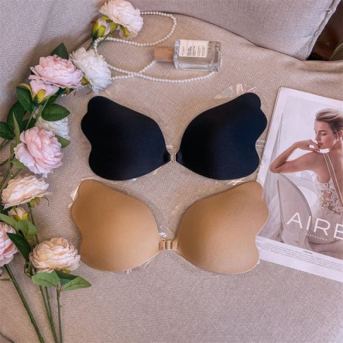 Real auction price~Butterfly Cup Bra Paste Plus Size Wedding Dress Push Up Invisible Back Bra Bra Paste Women