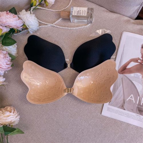 Real auction price~Butterfly Cup Bra Paste Plus Size Wedding Dress Push Up Invisible Back Bra Bra Paste Women