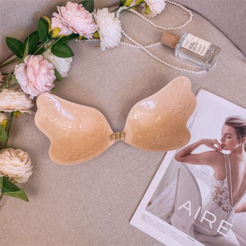 Real auction price~Butterfly Cup Bra Paste Plus Size Wedding Dress Push Up Invisible Back Bra Bra Paste Women