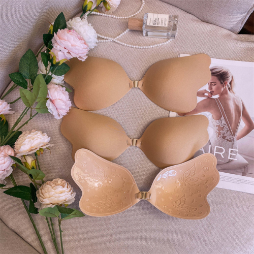 Real auction price~Butterfly Cup Bra Paste Plus Size Wedding Dress Push Up Invisible Back Bra Bra Paste Women