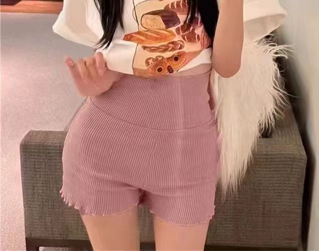韓版休閒短褲子女夏季收腹提臀防走光安全褲熱褲外穿打底褲超短褲