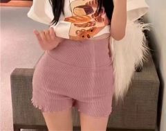 Korean Style Casual Shorts for Kids Summer Abdominal Waist Training Hip Lift Non Slip Safe Pants for Outdoor Wear Leggings Super Short Shorts