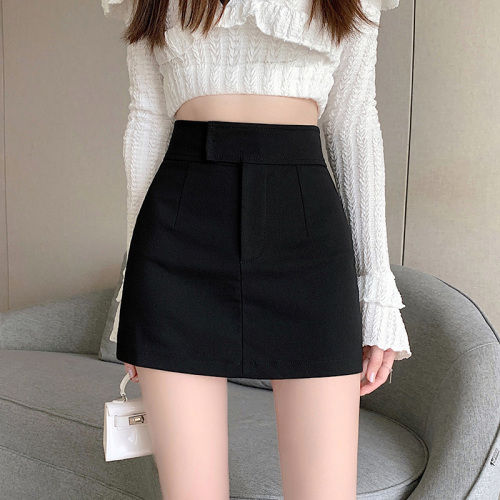 Hot girl skirt female summer new one-step skirt short skirt high waist tight sexy hip skirt