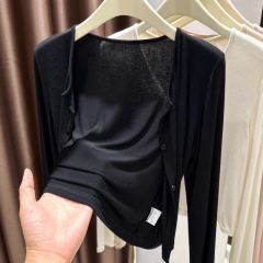 開衫薄款女夏季吊帶裙外搭防曬披肩小外套