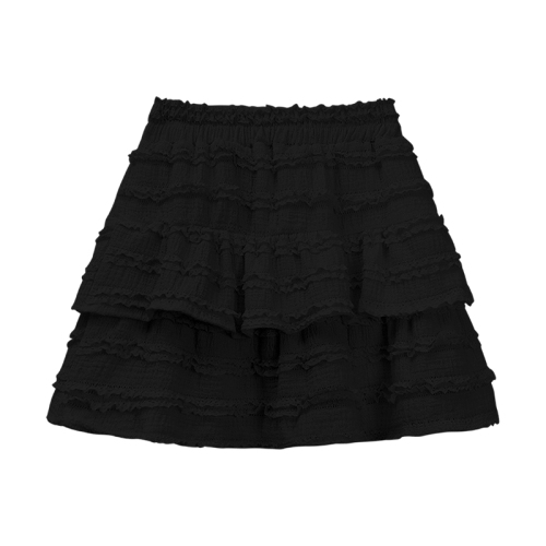 Official Photo Double Layer Lace Cake Skirt Summer New A-Line Short Lace Ballet Puff Skirt for Women