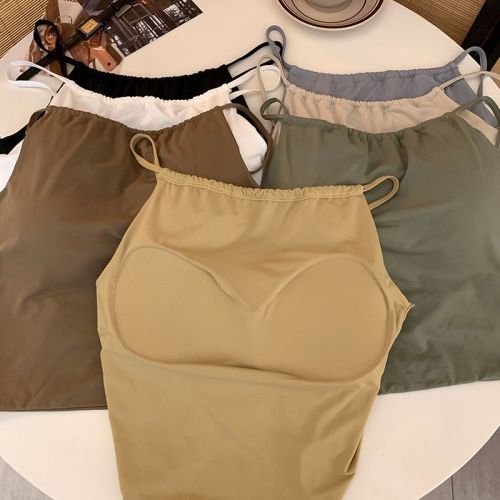 Actual shot and real price. Retro Korean style sexy suspender design. Short inner top for European and American hotties.
