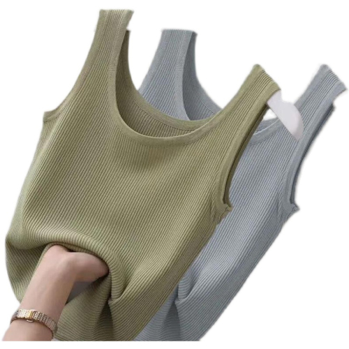 80-200 catties of suspender thread ice silk vest women's large size slimming outside wearing inside with a bottom shirt without sleeveless thin