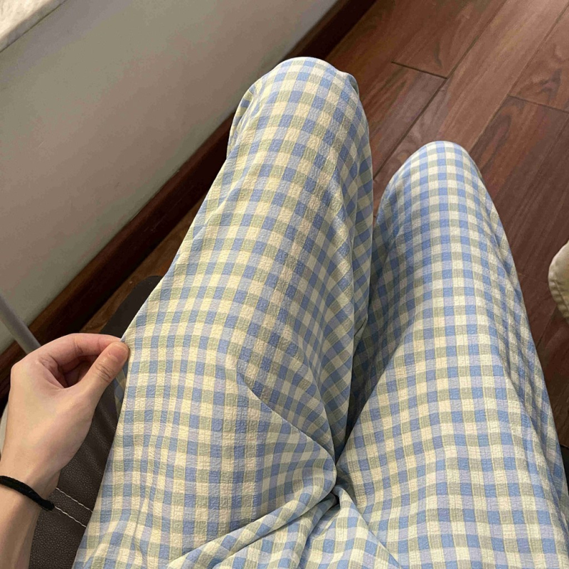 Actual pictures, bubble cotton, cute ins healing pajamas, simple home wear pajamas