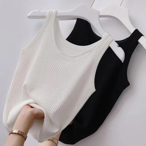 80-200 catties of suspender thread ice silk vest women's large size slimming outside wearing inside with a bottom shirt without sleeveless thin