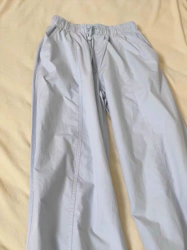 CHao level recommendation!  Blue overalls for women, spring, small, high-waisted, slim, loose, straight, wide-leg casual pants