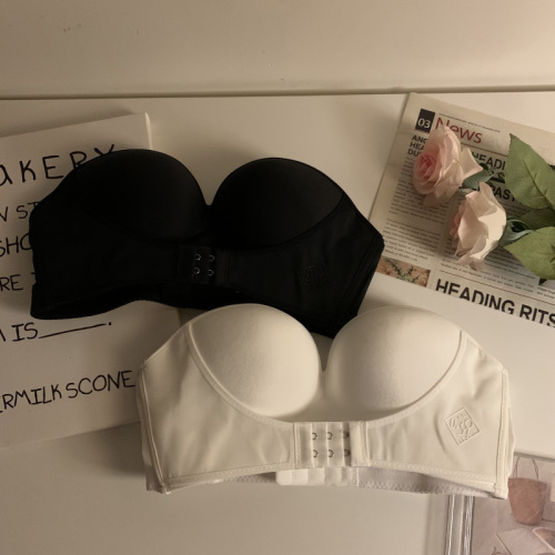 Strapless underwear for women, push-up non-slip tube top underwear, small breast invisible bra, beautiful back wrap bra