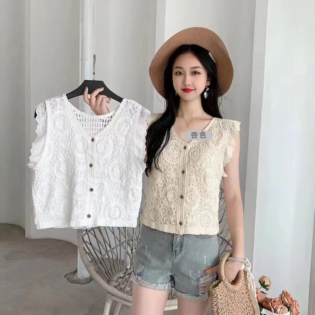 新款別致驚艷無袖背心女夏甜辣疊穿外穿設計感獨特洋氣時髦上衣