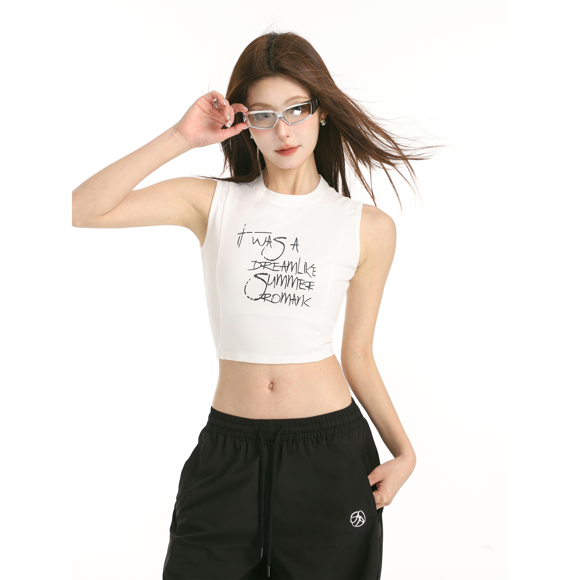 2toyoung半夏涼茶 甜辣無袖背心女夏日多巴胺女孩打底外穿小上衣