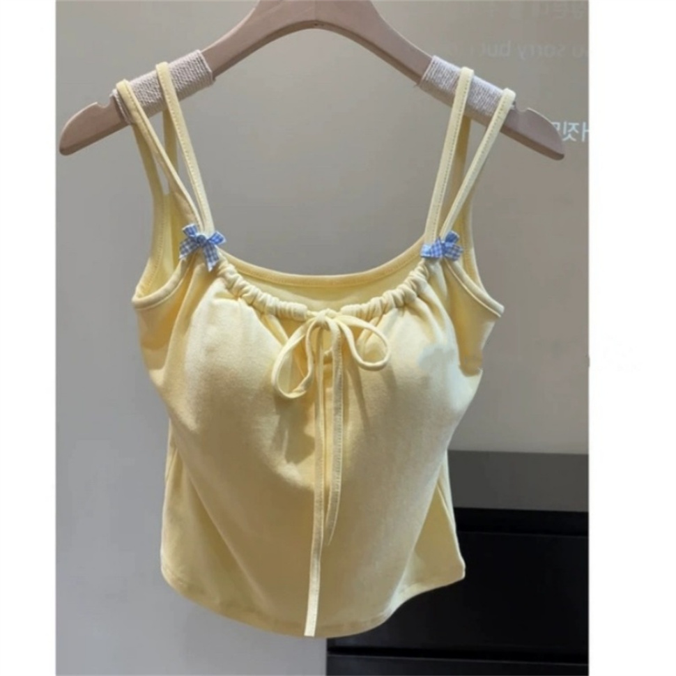 American style pure lust hottie cross lace up bra padded tube top for women 2024 summer commuting versatile gather sports beauty