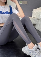 Mesh Pocket Shark Pants Women's 2024 New Summer Thin Leggings for Outer Wear Belly Controlling Butt Lifting Yoga Barbie Pants