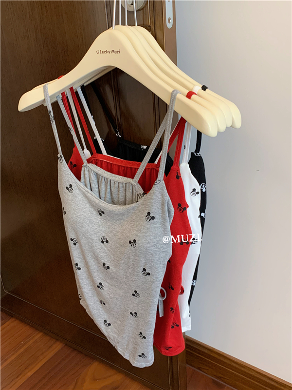 Actual shot of pure lust sexy niche print camisole for women to wear on the outside and look slimming on the inside with a beautiful back