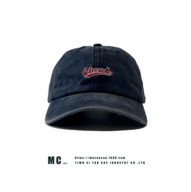 American ins trendy brand retro washed baseball cap for men and women couples Korean version simple embroidery soft top sunvisor peaked cap