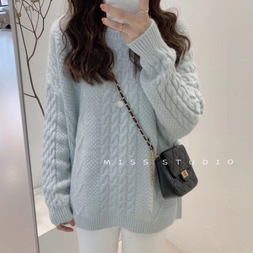 Early autumn and winter sweaters for women, loose outer wear, 2024 new soft-breasted Japanese style jackets, lazy style, thickened head