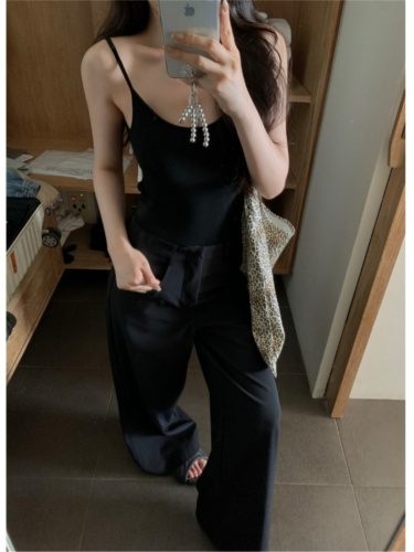 2024 new summer style chic niche design slimming outer bodysuit