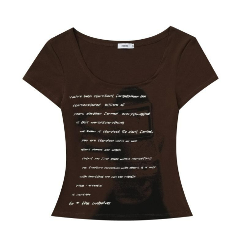 Pure lust style short-sleeved women's tops T-shirts shipped