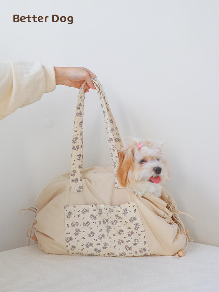 Pet out-and-out portable bag, home dual-purpose mat, cat shoulder bag, small and medium-sized travel bag, lightweight handbag