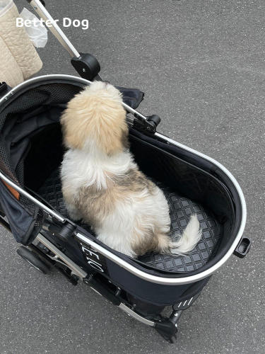 Pet stroller all-inclusive seat basket cover leather waterproof changing pad cart basket cover four-season universal stroller accessories sleeping pad