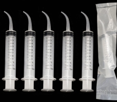 Exit curved mouth syringe, silicone rubber syringe, curved mouth syringe, curved mouth syringe, 12ml pet irrigator