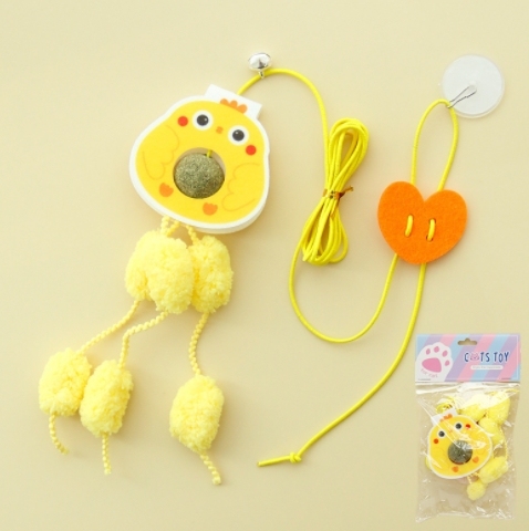 Cat toys, self-stimulating and boredom-relieving artifact, swing, hanging door, amusing cat stick, feather bell, Internet celebrity, bite-resistant cat supplies