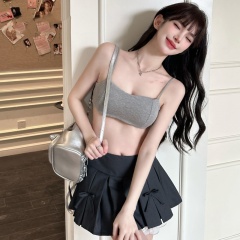 Summer new style small camisole women's suit inside and bottoming with breast pads and beautiful back bra